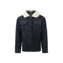 Koko Noko Boys’ Blouse Steel Blue Teddy Collar Corduroy