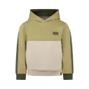 Koko Noko Boys‘ Hoodie In Soft Green With Off-white Hood