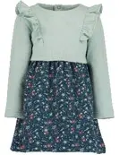 Kitzberg Girls' Dress With Flowers 3114 - Green (6-9M)