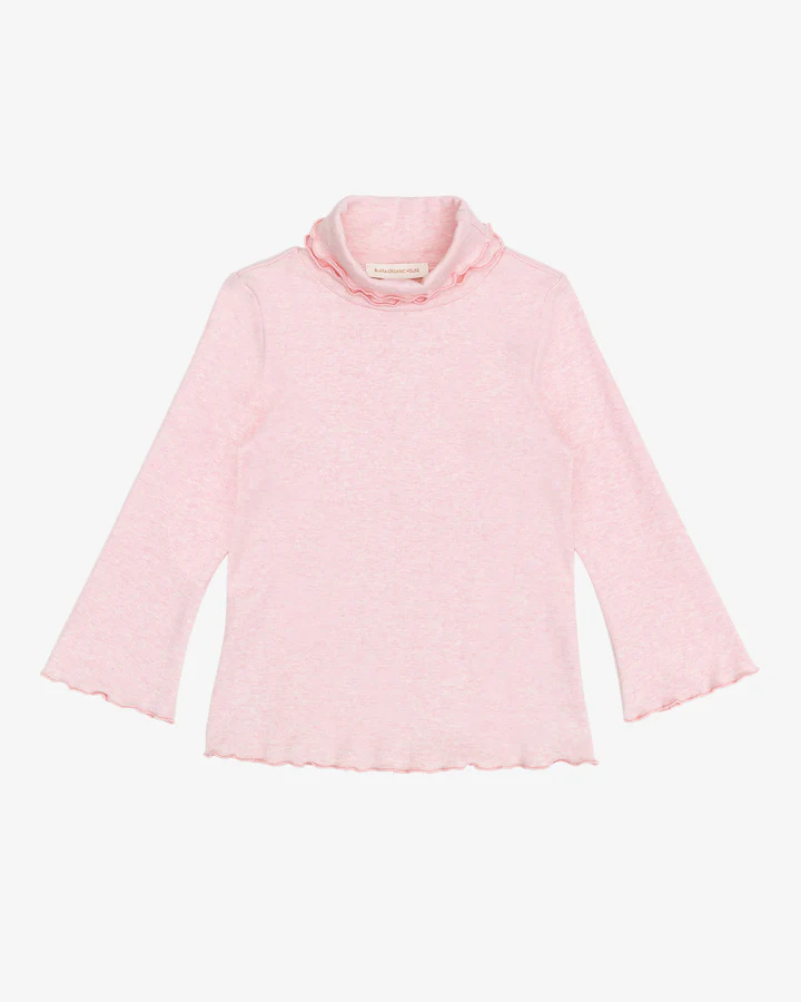 Blara Organic House Ruffly T-shirt - Pink