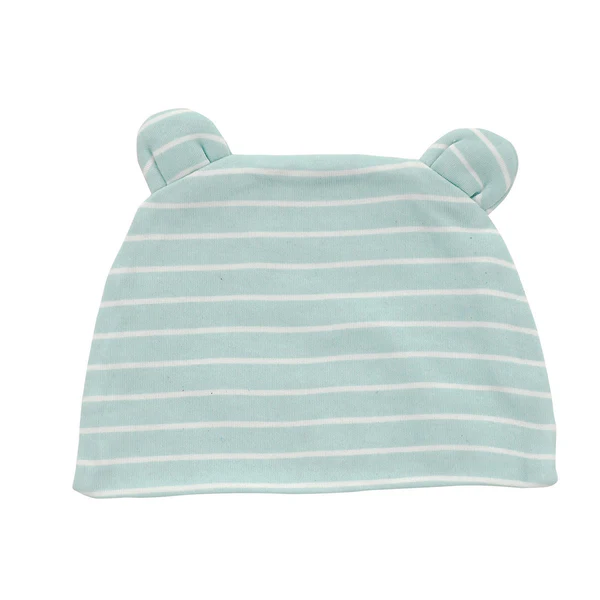 Silkberry Baby Organic Cotton Beanie 8002 (Color: Stripe Arctic Blue)