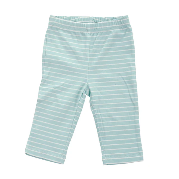 Silkberry Baby Organic Cotton Pullover Pant 8004 (Arctic blue stripe)  (NB)