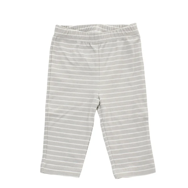 Silkberry Baby Organic Cotton Pullover Pant 8003 (Silver cloud stripe)