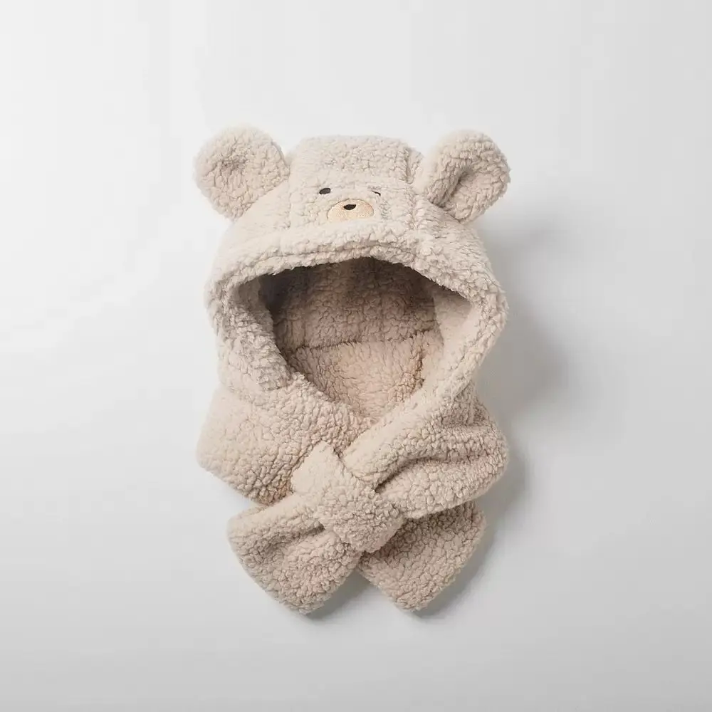 Moinmlon Winter Scarf Hat Polar Bear 4909 - Dark (S (6M-3Y))