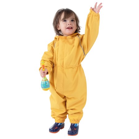  Jan & Jul Kids Thin-Lined Rain Suits | Yellow