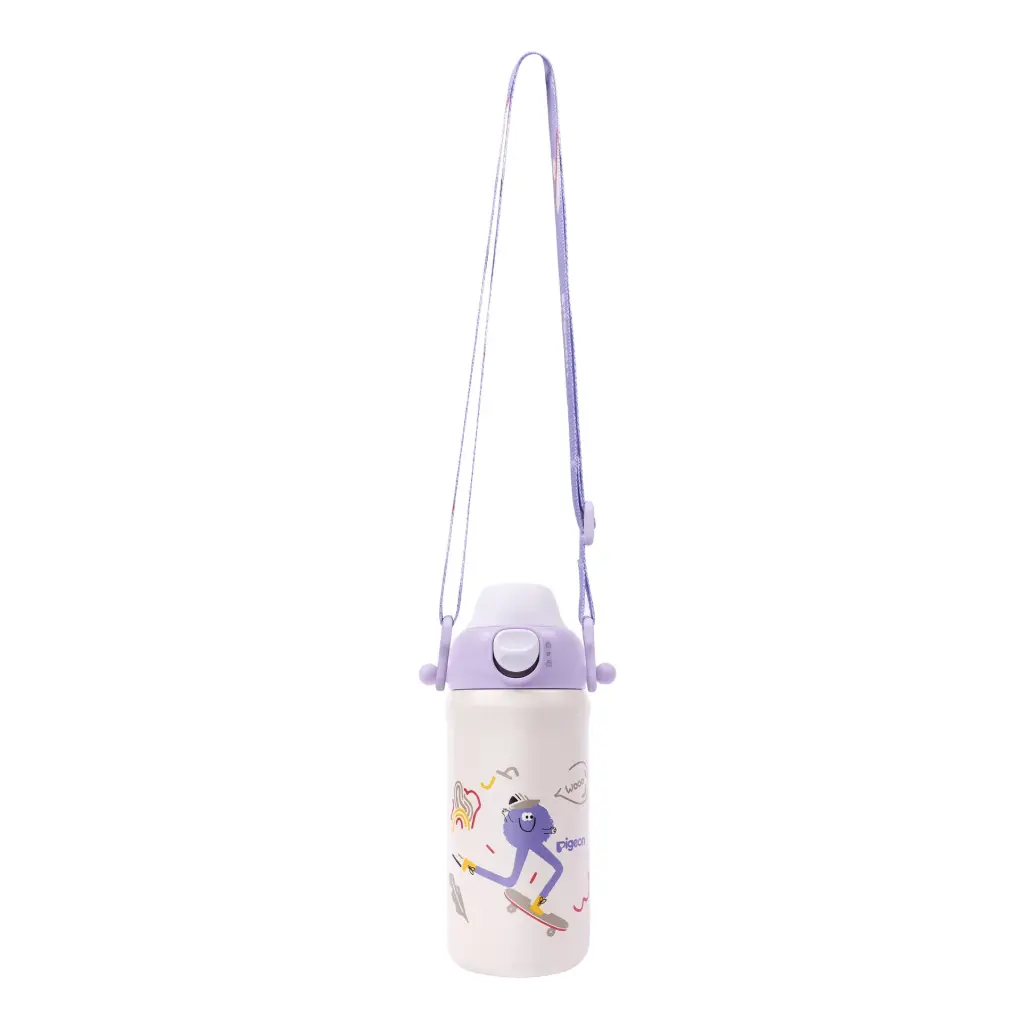Pigeon Kids Stainless Steel Thermos Drinking Cup -  Little Doctor Skating