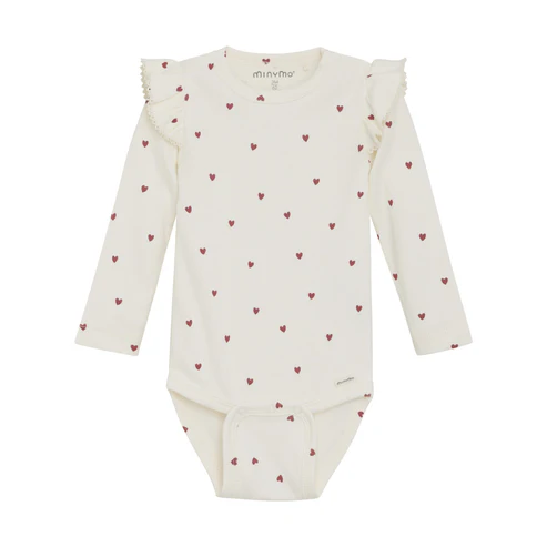 Minymo Hearts Bodysuit 114159 (copy)
