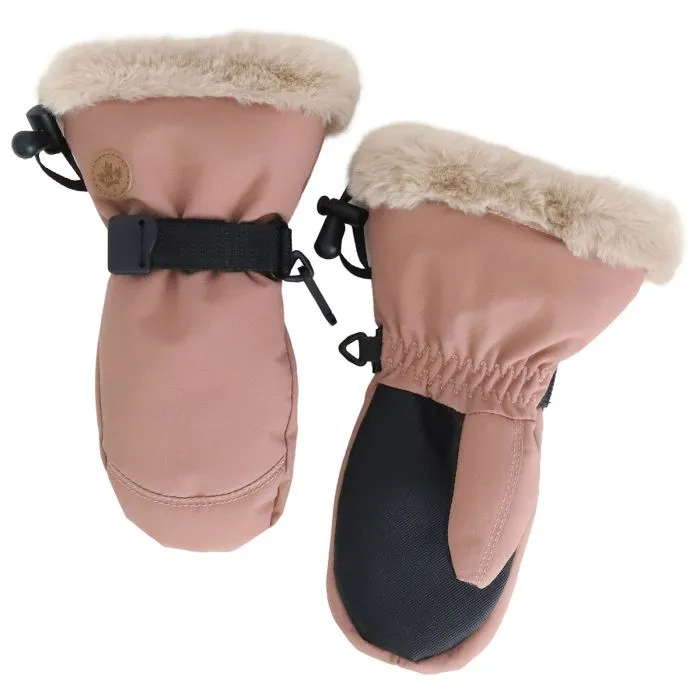 Calikids Waterproof Mitten W2578 - Rose Cendre (S 18M-3Y)