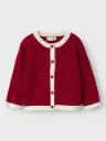 Name It Christmas Knited Cardigan - Red