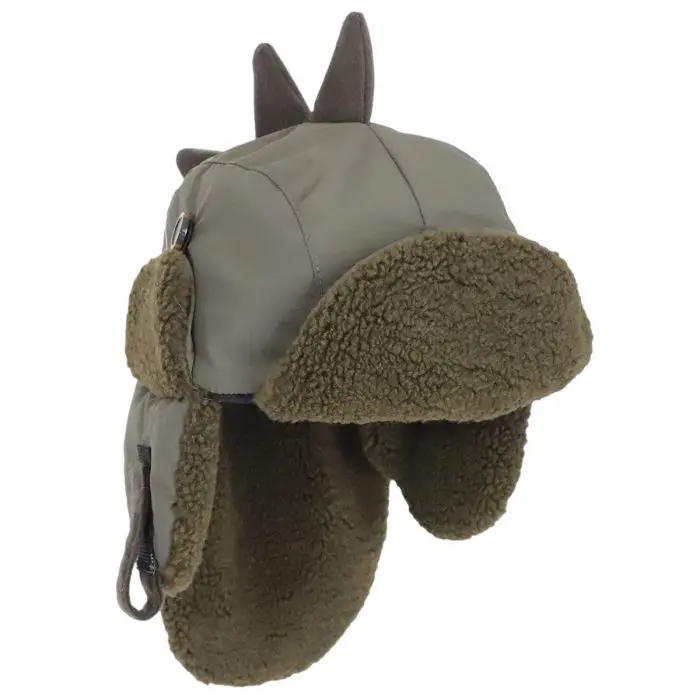 Calikids Dino Aviator Hat W2410 - Olive (18M-3Y)