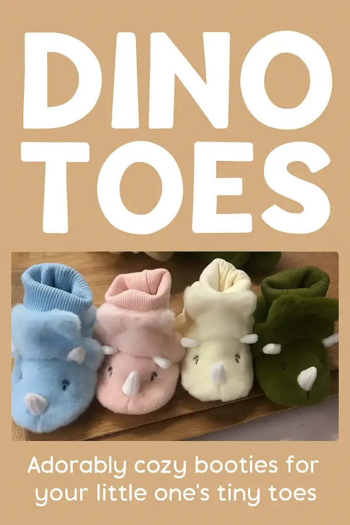 Sherick Fredermen Baby Dinosaur Bootie - Sky Blue