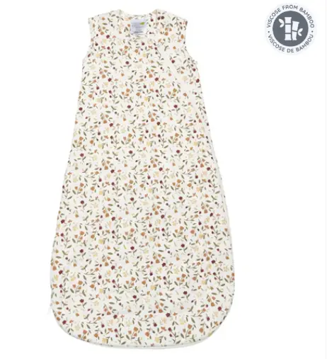 Perlimpinpin Quilted Bamboo Sleep Sack - Floral (2.5 togs) (0-6M)