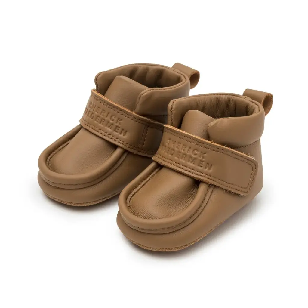 Sherick Fredermen Baby Crib Bootie - Tan (0-6M)