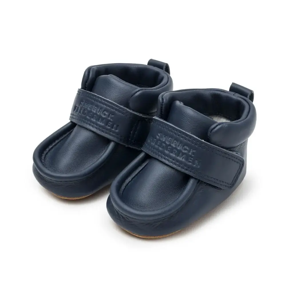 Sherick Fredermen Baby Crib Bootie - Navy (0-6M)