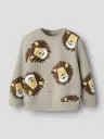Name It Silver Lining All Over Print - Lion