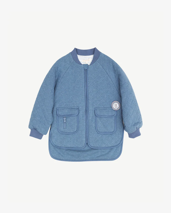 Blara Organic House Stylish Padded Jacket - Navy Blue