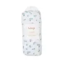 Lulujo Cotton Muslin Swaddle Blanket 0M+ 40x40 Blueberries
