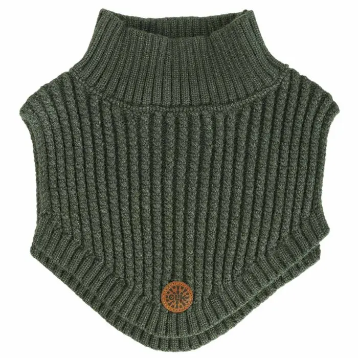 Calikids Knit Soft Touch Neck Warmer- Olive