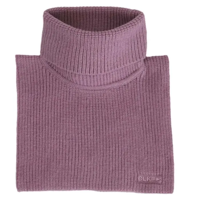 Calikids Collared Knit Neck Warmer - Pink