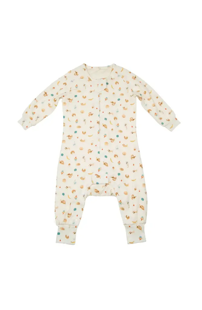 Loulou Lollipop Sleepsuit 1.0 Tog - French Breakfast (6-18M)