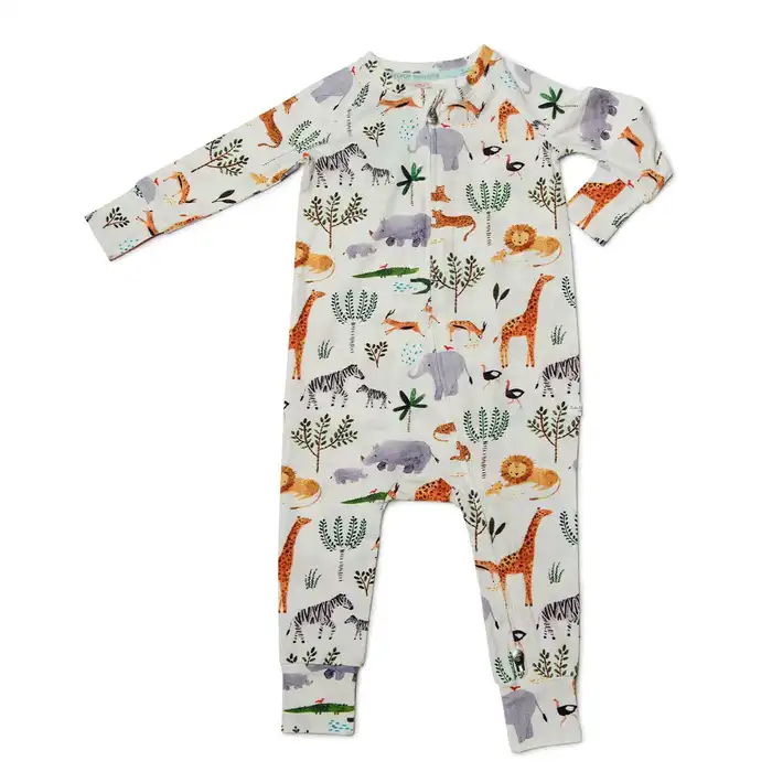 Loulou Lollipop Sleeper - Safari Jungle (0-3M)