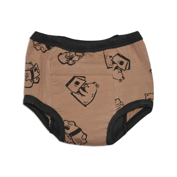 Silkberry Baby Training Pants WF4460 Bamboo (Story Book Bear Print)