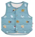 Nest Petite Revery Quilted Reversible Vest - Cloudy Cottoncandy