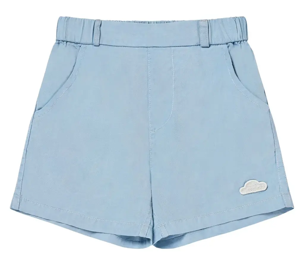 Nest Petite Revery Shorts - Chambray Denim (18-24M)