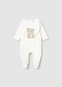 Mayoral Long Romper With Bib 1714 - Bear