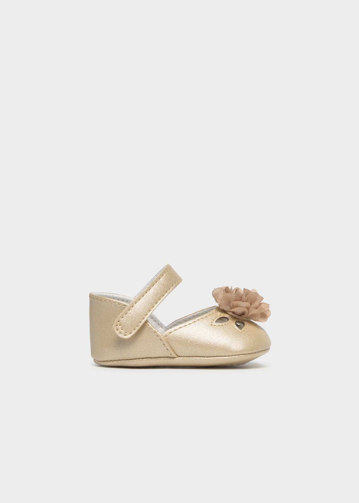 Mayoral Baby Shoes Flora Mary Jane 9091 - Gold (15)