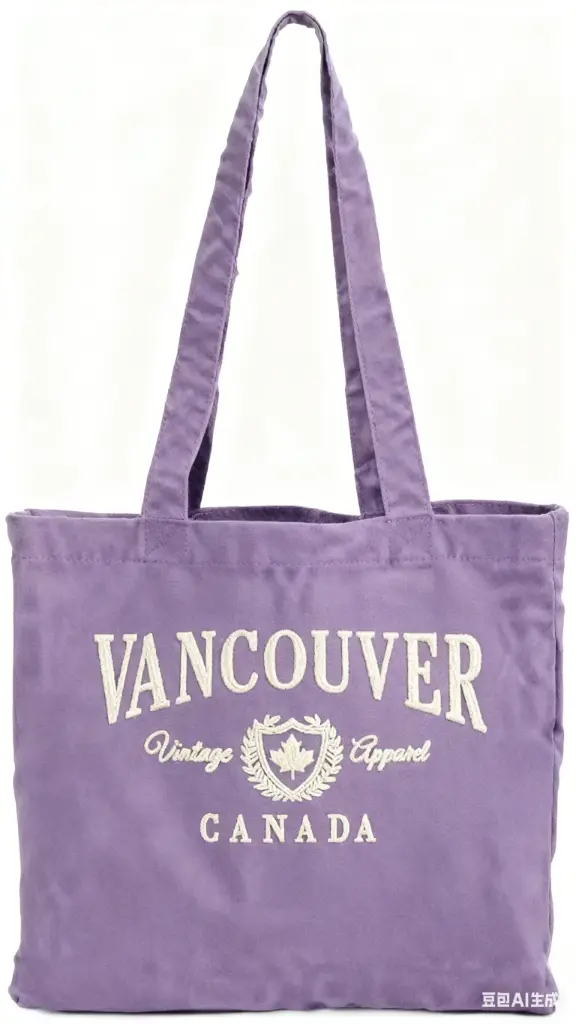 Attraction Tote Bag With Pocket - Lilac