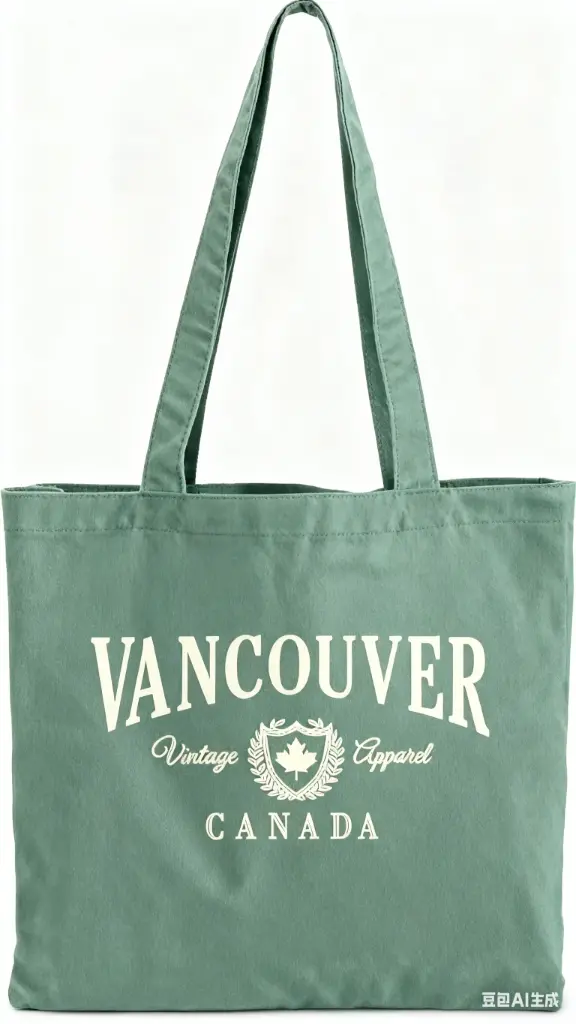 Attraction Tote Bag With Pocket - Sage