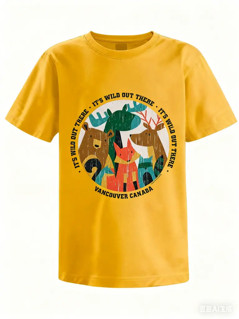 Attraction Kids It's Wild Out There -  Heather Mustard (2Y)