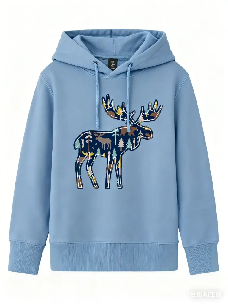 Attraction Hooded Sweater Moose - Deinm (2Y)