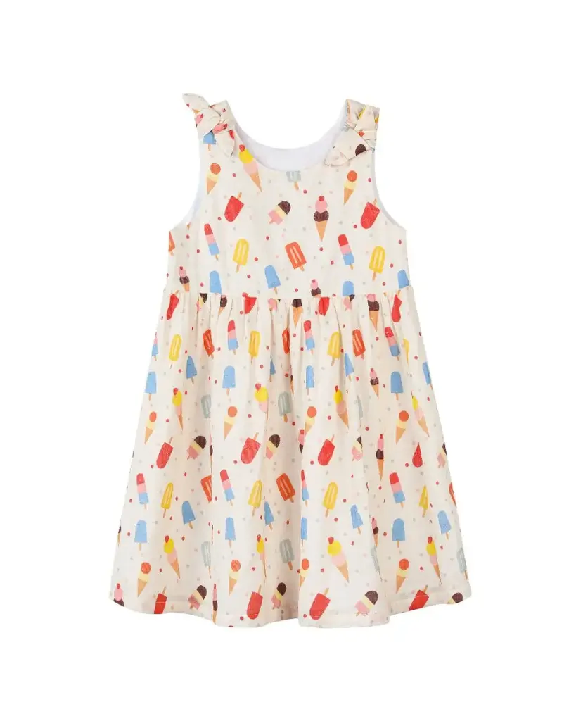 Vignette Dress (V1712C) - Popsicle