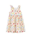 Vignette Dress (V1712C) - Popsicle
