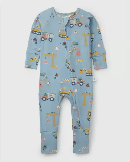 Loulou Lollipop Sleeper - Tiny Engineers (0-3M)