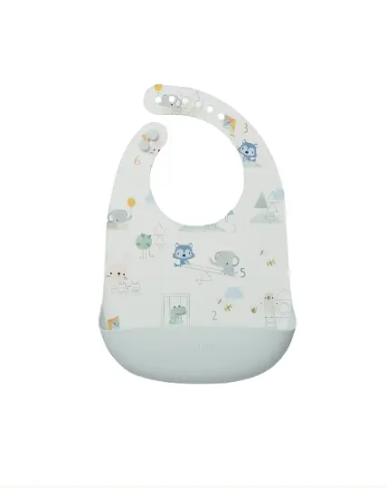 Loulou Lollipop Silicone Bib - Mini Mathletes