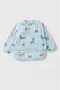 Loulou Lollipop Long Sleeve Bib - Magical Dragons