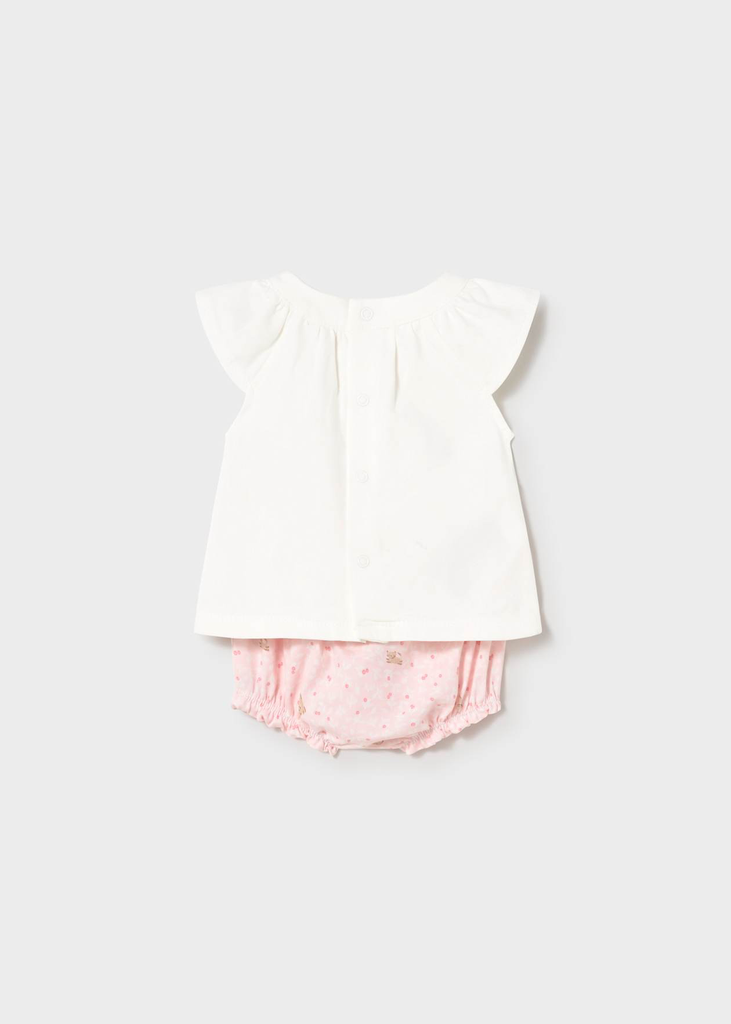 Mayoral Knit 2pc Set - 1639 - White Rose