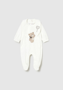 Mayoral Long Romper With Bib 1711 - Bear