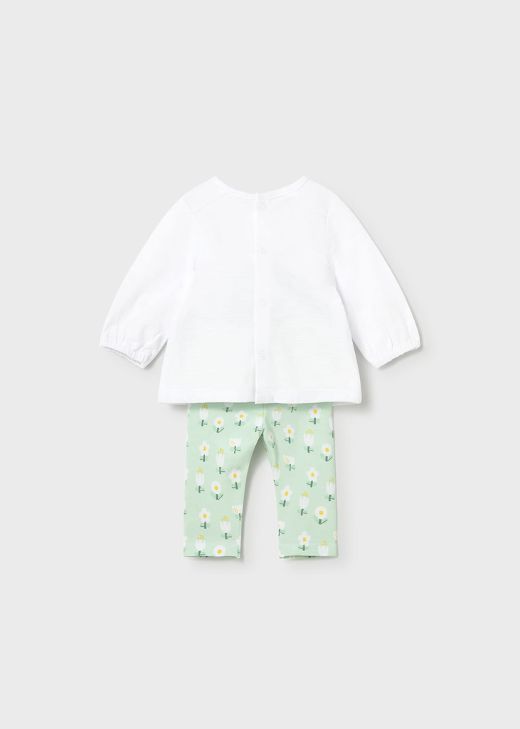 Mayoral Legging 2pc Set - 1741 - White