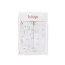 Lulujo Baby 2-Pack Cotton Swaddle Blankets – Kitty Cat/ Flower Field