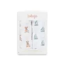 Lulujo Baby 2-Pack Cotton Swaddle Blankets – Vintage Bears & Sailboats