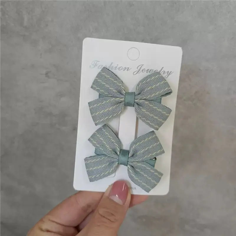 In Pink Hair Clip Handmade 2pc - 1233