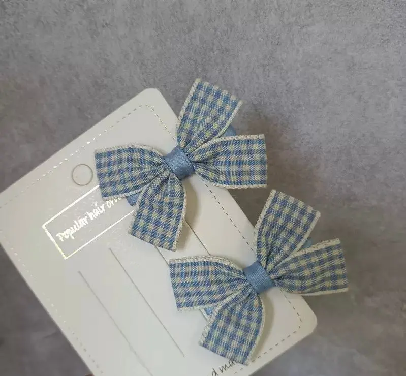 In Pink Hair Clip Handmade 2pc - 1234