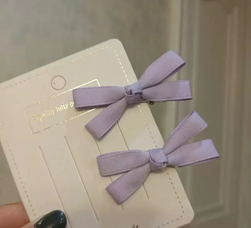 In Pink Hair Clip Handmade 2pc - 1245