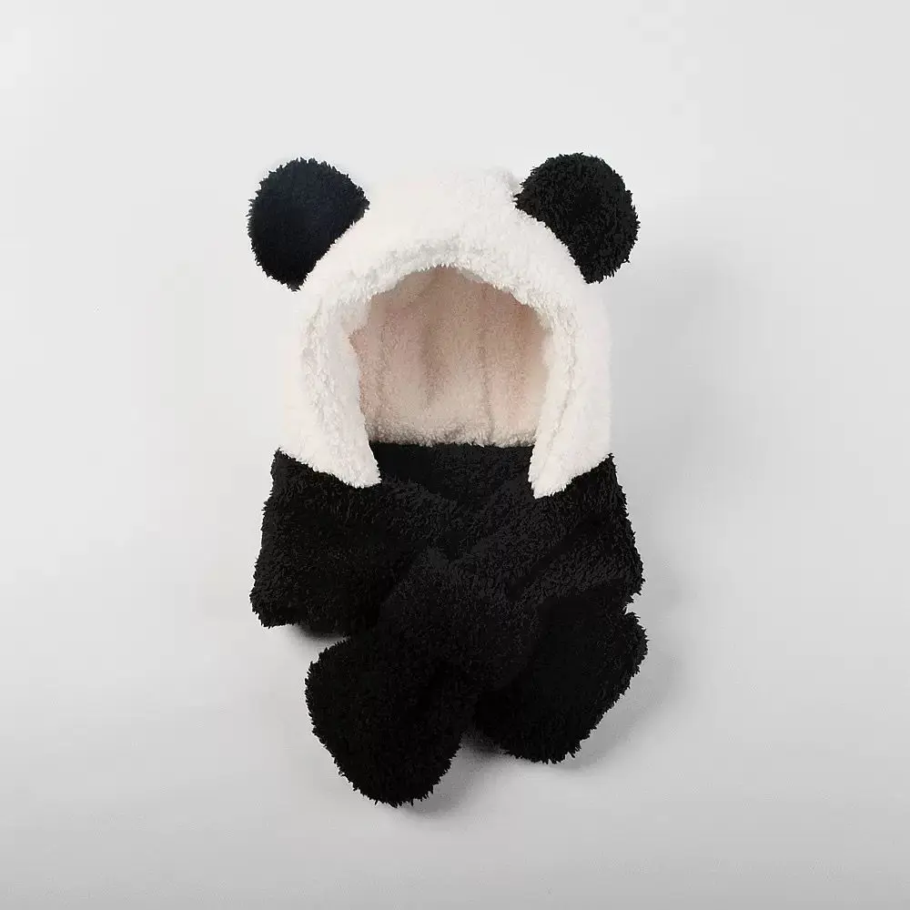 Moinmlon Winter Scarf Hat Panda - 4907 (S (6M-3Y))