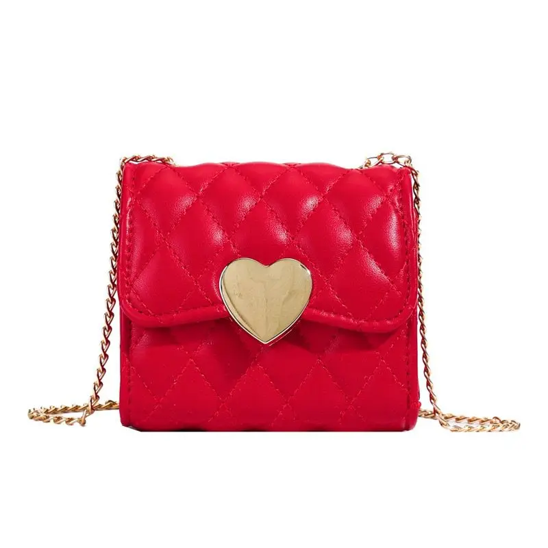 Crossbody Purse Heart 2653 - Red