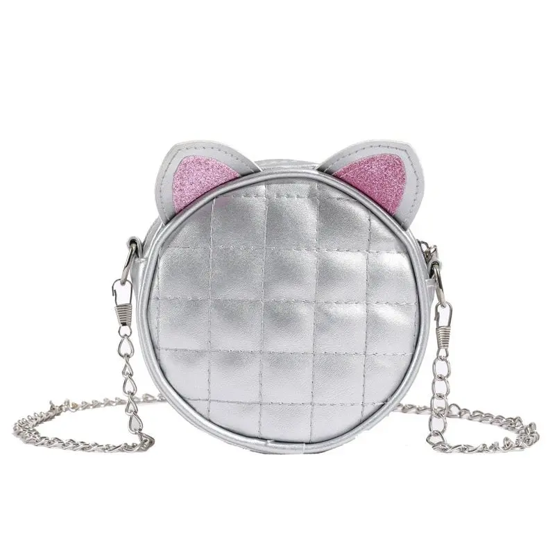 Crossbody Purse Cat 2817 - Silver